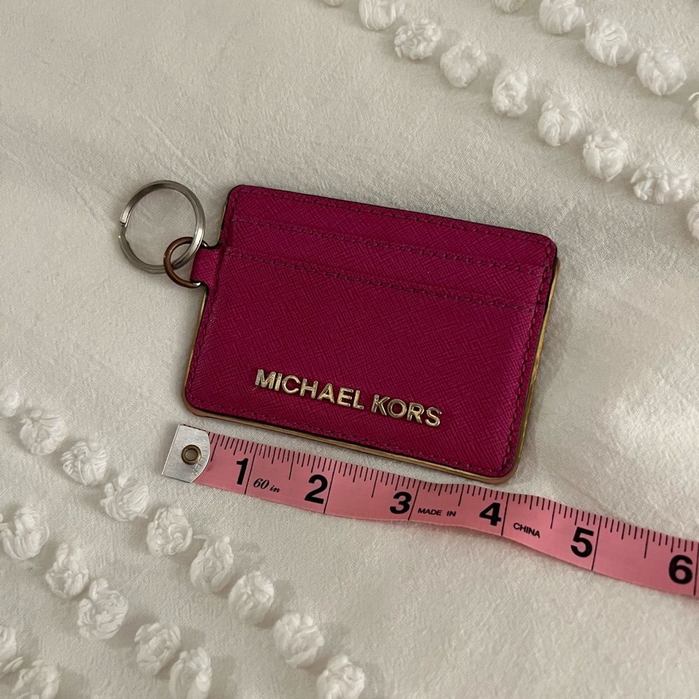 Michael Kors Pink Card and Ket Holder